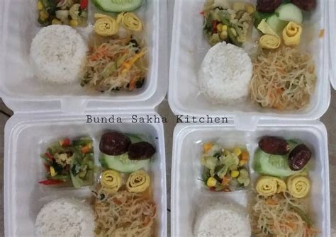 Resep Nasi Kotak Sederhana oleh Bunda Sakha - Cookpad