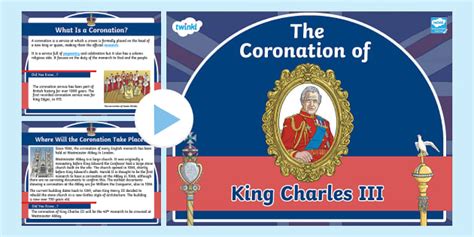 KS2 The Coronation of King Charles III PowerPoint - Twinkl