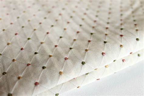 Cream Diamond Patterned Fabric by the Yard - Etsy