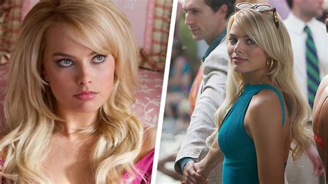 Margot Robbie Blue Sexy Mini Dress In Movie The Wolf Of Wall Street ...