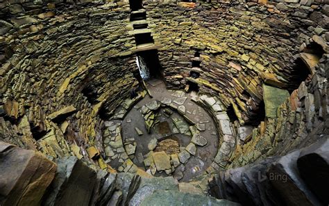 Interior of the Broch of Mousa on Mousa island, Scotland (© National Geographic Creative/Alamy)