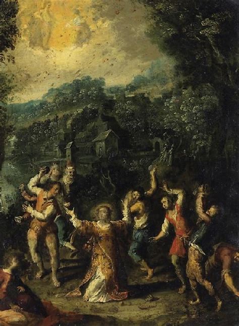 The Stoning of St Stephen Painting | Johann König Oil Paintings