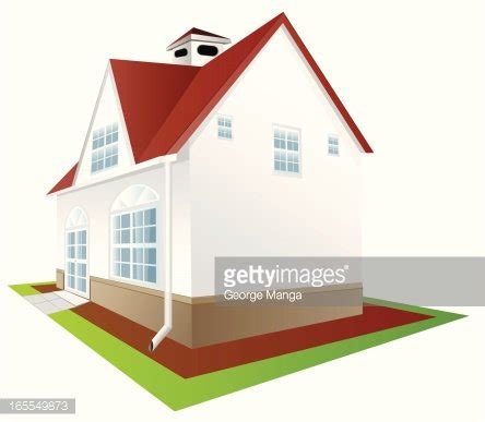 Cute House - Vector Stock Clipart | Royalty-Free | FreeImages