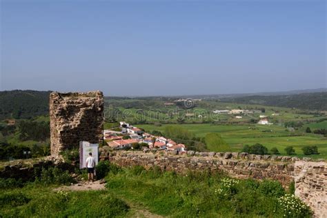 A Tourist in the Aljezur Castle, Portugal Editorial Stock Photo - Image ...