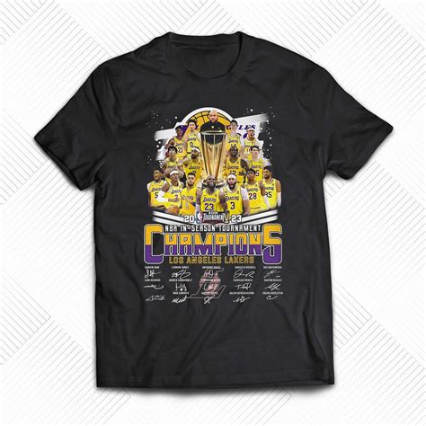 2023 Nba In-season Tournament Champions Los Angeles Lakers T-shirt ...