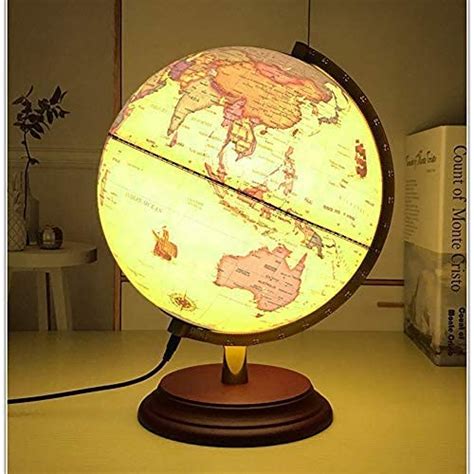 Buy Mini Vintage World Globe Antique Decorative Desktop Globe Rotating ...