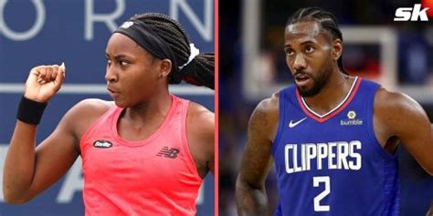 Coco Gauff elated to see NBA superstar Kawhi Leonard wearing her New ...