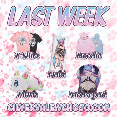 VShojo on Twitter: "Last week to get the latest Silvervale merch before ...