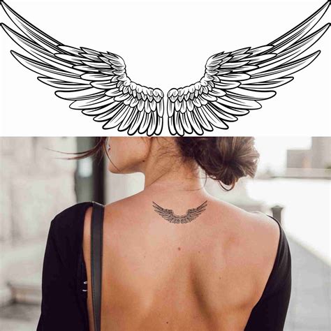 Details more than 76 cut off angel wings tattoo super hot - esthdonghoadian