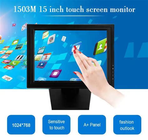 Oem 15 Inch Lcd Touch Screen Monitor With Usb Dc 12v - Buy Touch Screen ...