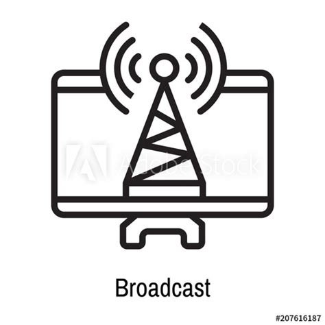 Broadcast Icon Vector at Vectorified.com | Collection of Broadcast Icon Vector free for personal use