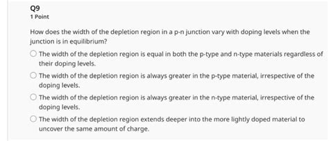 Solved Q7 1 Point How is the drift current (IS) generated in | Chegg.com