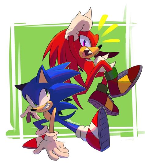 🎃NagemZcat🎃 on Twitter | Sonic & knuckles, Sonic fan art, Classic sonic