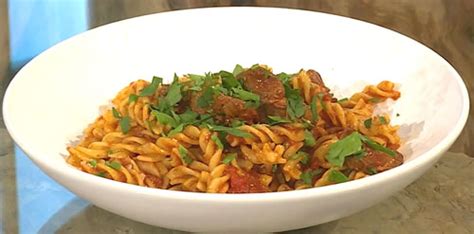 Fusilli with spicy chicken liver sauce – Saturday KitchenSaturday Kitchen