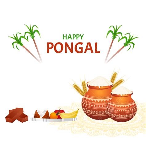 Happy Pongal Festival Traditinal Elements, Pongal, Pots, Mandala PNG ...