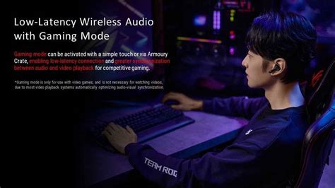 ASUS ROG Cetra Bluetooth TWS True Wireless Gaming Headphones With ...