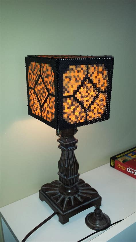 Redstone lamp with perler beads - DIY for the very crafty | Minecraft redstone, Minecraft ...