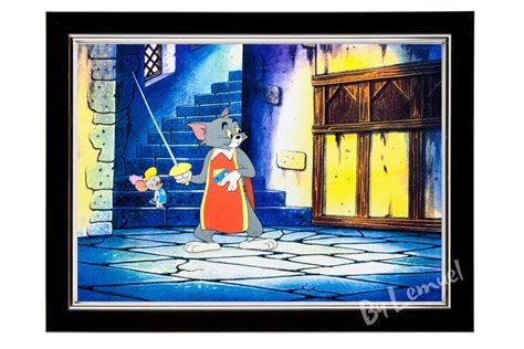 Tom and Jerry the Two Mouseketeers, Tom and Tuffy Production Cel 1950's ...