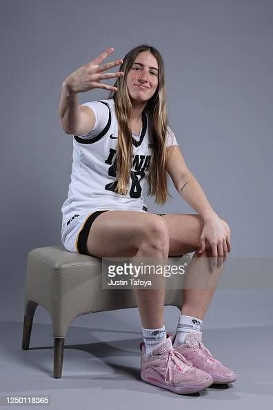 Kate Martin of the Iowa Hawkeyes poses for a portrait during media... News Photo - Getty Images