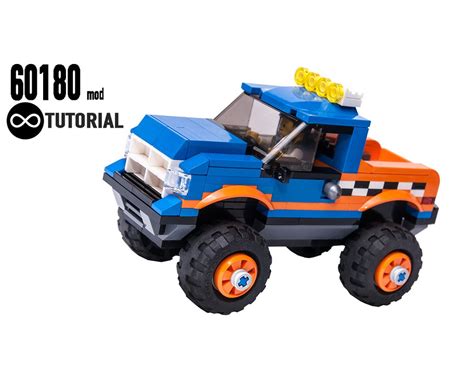 LEGO MOC 60180 Monster Truck MOD by Keep On Bricking | Rebrickable - Build with LEGO