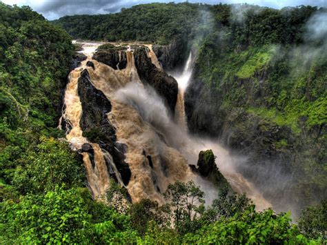 Barron Falls, Australia All Nature, Amazing Nature, Great Places, Places To See, Places To ...