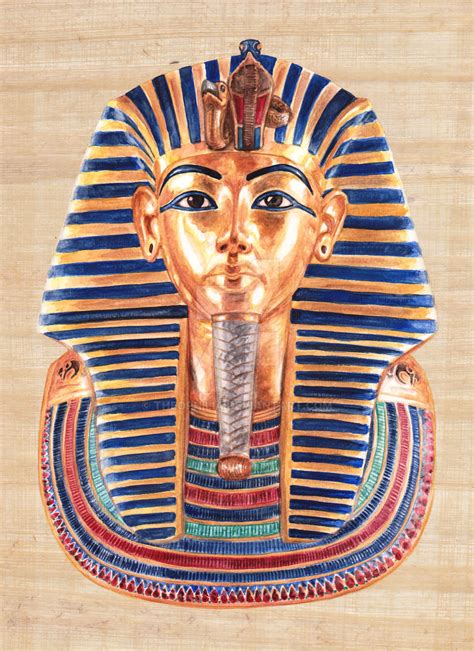 The Death Mask of Tutankhamun by Theophilia on DeviantArt