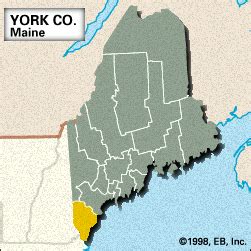 York County Maine Map - Allyce Maitilde