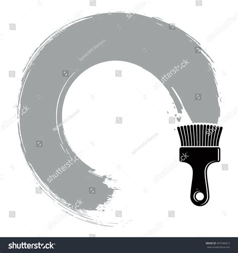 Spiral Curve Illustration Brushed Circular Shape Stock Illustration ...