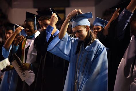 Vista Ridge High School graduates turn their tassels during a ...