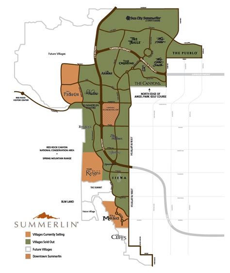 Map of Summerlin