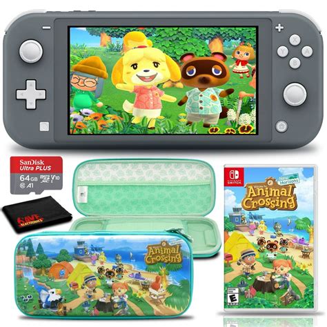 Nintendo Switch Lite Console with Animal Crossing Game, Case, and 64GB Card - Walmart.com ...