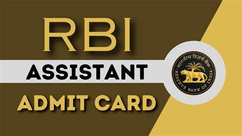 RBI Assistant Admit Card 2023 Released For Preliminary Exam Direct Link ...