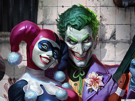 Joker And Harley Quinn Desktop Wallpapers - Wallpaper Cave