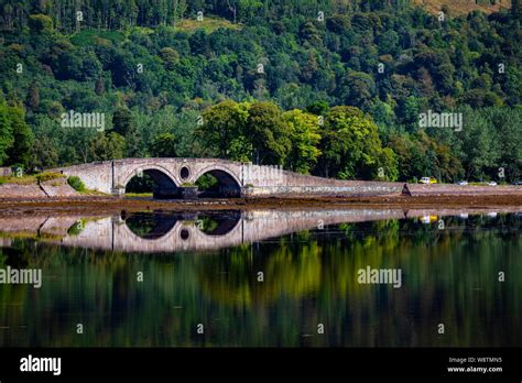 Inveraray Bridge, also known as Aray Bridge, Loch Fyne, Argyll & Bute, Scotland, UK Stock Photo ...