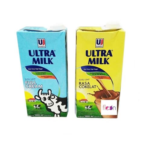 Jual Susu Ultra Milk UHT 1 Liter Full Cream / Cokelat - Full Cream 1 Li ...