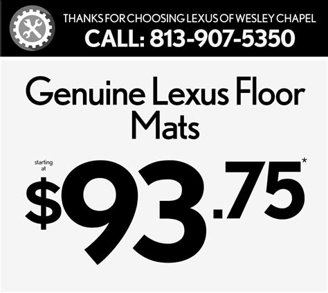 Service Special | Lexus of Wesley Chapel