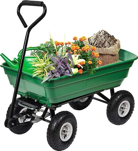 Amazon.com: rubbermaid garden cart wheels