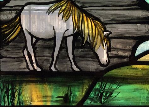 Pony Stained Glass Window Decor | Etsy