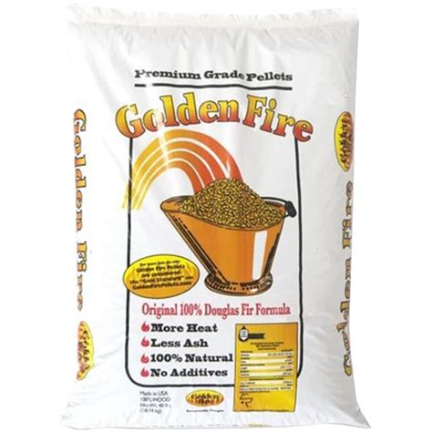 Golden Fire Premium Wood Pellets D&B Supply