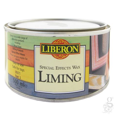 Liberon Liming Wax - 500ml - Gold Leaf Supplies