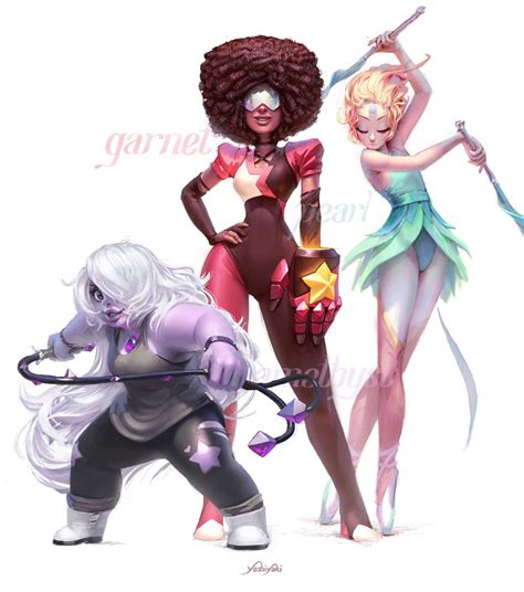 [Fanarts] Crystal Gems . Steven Universe | Behance