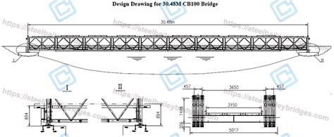 30m CB100 Bailey Bridge Specifications | Bridge Solution for Temporary Use