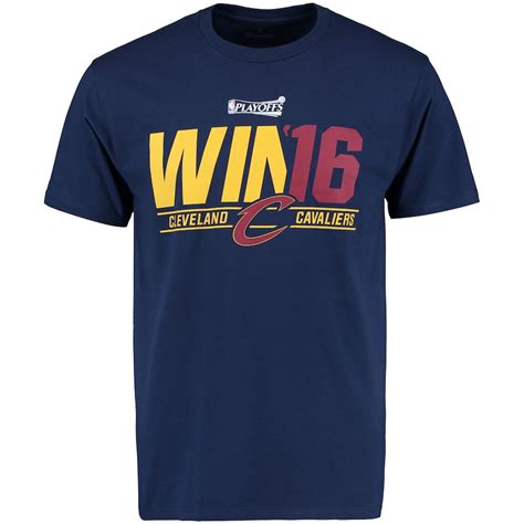 Cleveland Cavaliers Navy NBA Playoff Win '16 T-Shirt