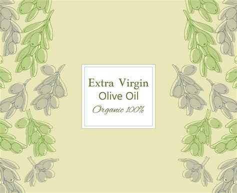 Background design for olive products. Simple linear style olive branch background. Composition ...