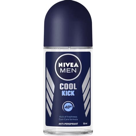 NIVEA MEN Cool Kick Anti-Perspirant Roll-On Deodorant 50ml | BIG W