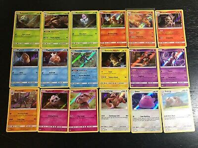 Collectible Card Games Toys & Hobbies Detective Pikachu Cards Complete 8 Common Card Set Pokemon ...