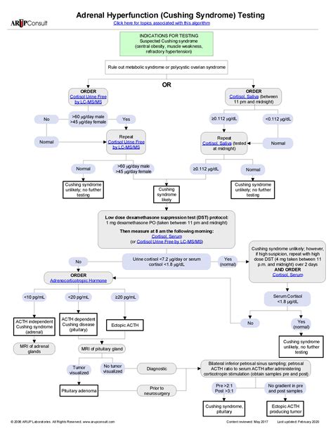 Cushing Syndrome Diagnosis Algorithm