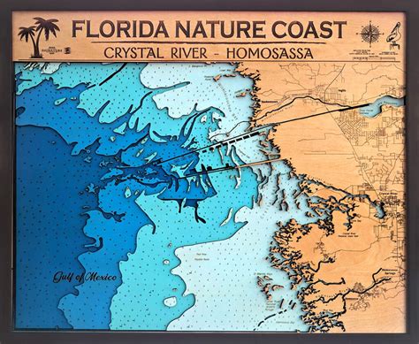 Crystal River Homosassa Island Laser Design | Maps Of Florida