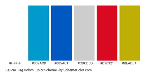 Galicia Flag Colors Color Scheme » Flags » SchemeColor.com