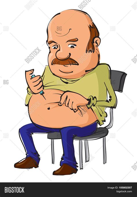 Man Makes Insulin Vector & Photo (Free Trial) | Bigstock